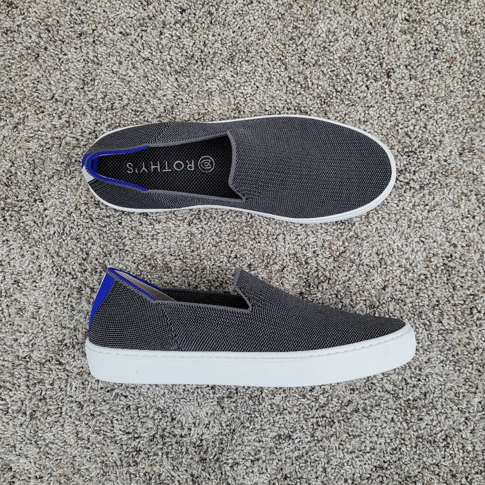 Rothy’s The Sneaker Retired Steel Grey - Picture 3 of 10